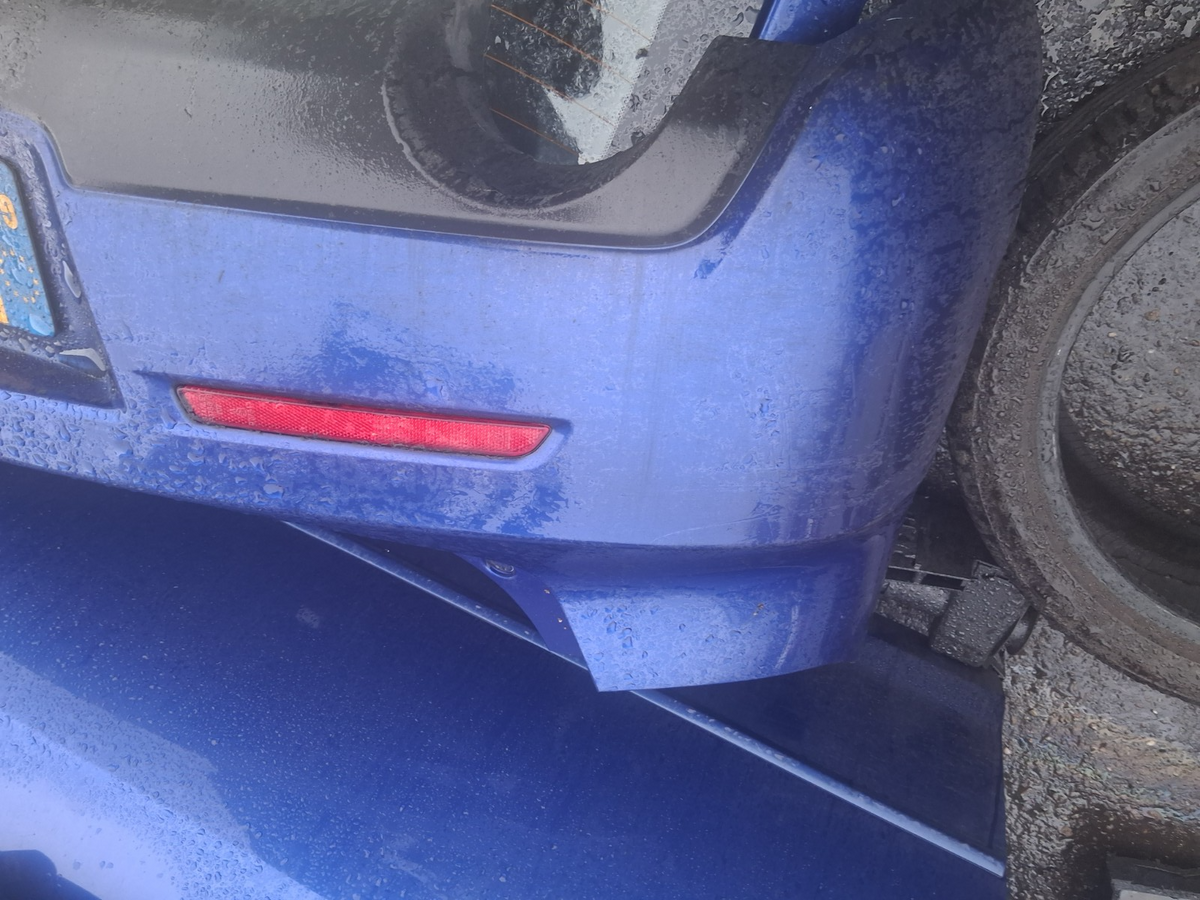 2008 MAZDA 3 BL TAKARA COMPLETE REAR BUMPER BLUE