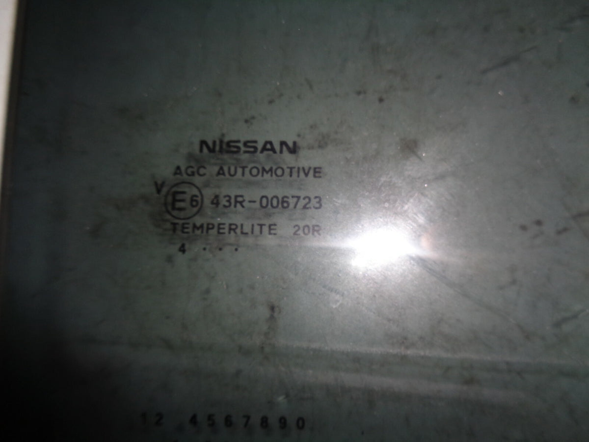 NISSAN NOTE E12 OSR DRIVER SIDE REAR DOOR WINDOW GLASS