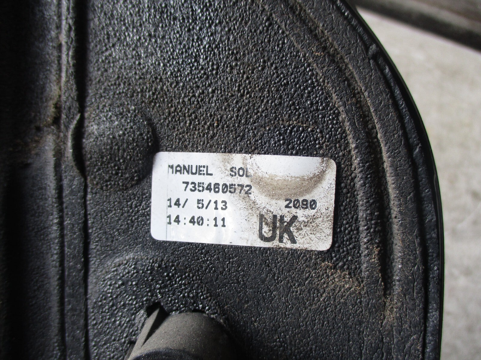 PEUGEOT BIPPER 2013 NSF PASSENGER SIDE FRONT MANUAL WING MIRROR 735460572