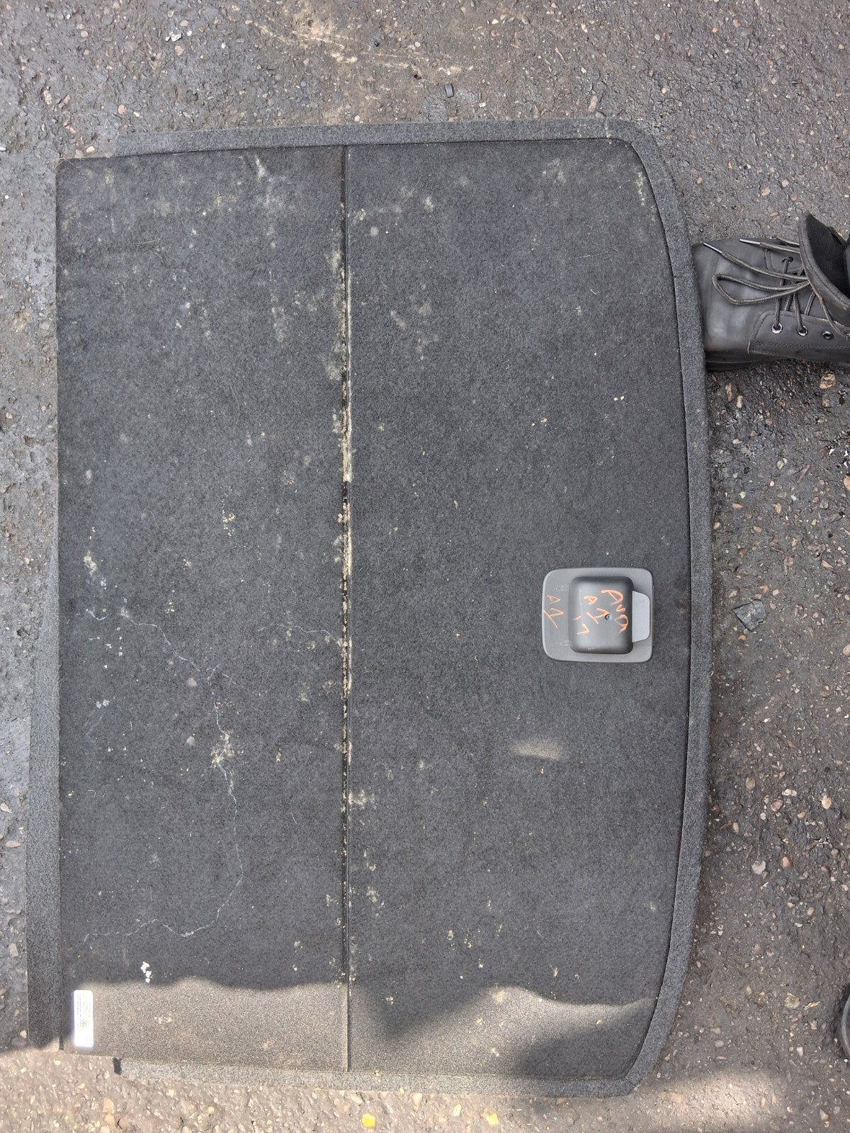 2017 AUDI A1 8X REAR BOOT CARPET FLOOR COVER