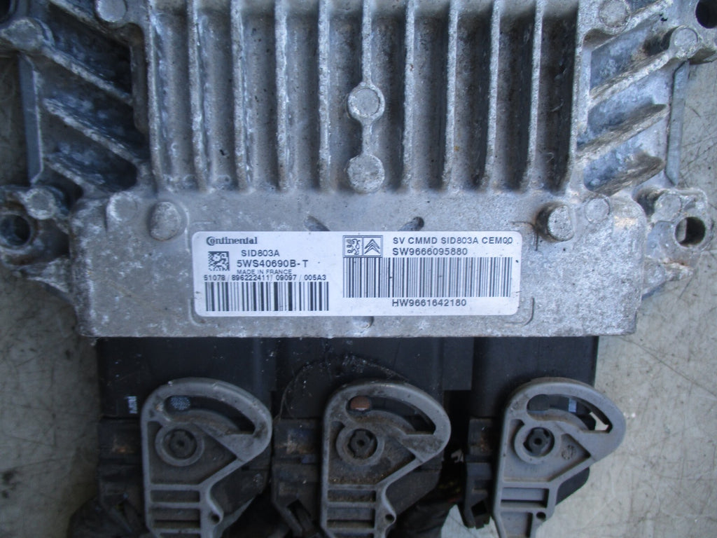 2007 PEUGEOT EXPERT MK2 2.0 DIESEL ECU ENGINE CONTROL MODULE 9661642180