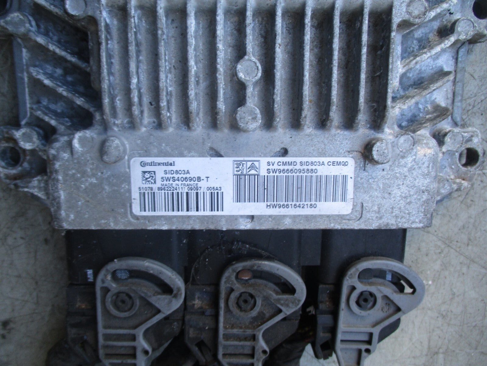 2007 PEUGEOT EXPERT MK2 2.0 DIESEL ECU ENGINE CONTROL MODULE 9661642180