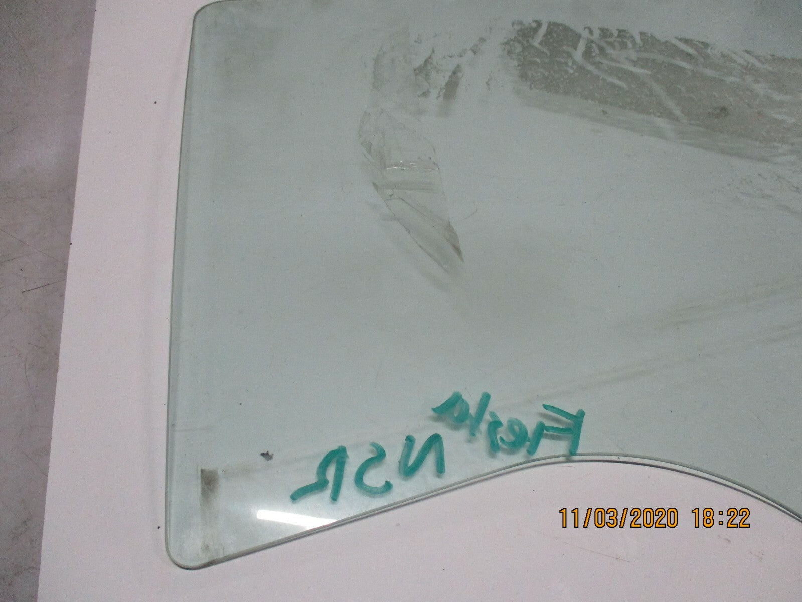 VAUXHALL VIVA 2017 NSR PASSENGER REAR MAIN DOOR GLASS WINDOW 43R-000054