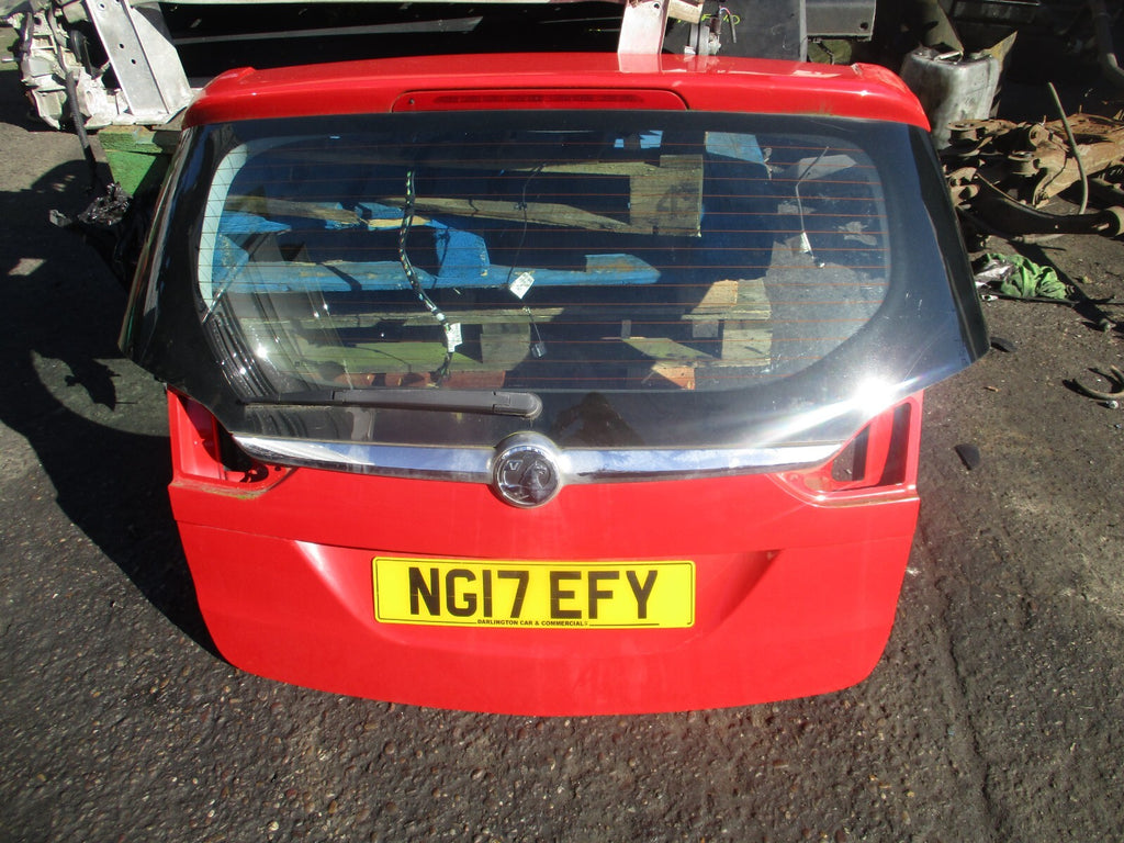 VAUXHALL ZAFIRA C MK3 2017 BARE REAR BOOT LID TAILGATE GLASS LAVA RED Z50S