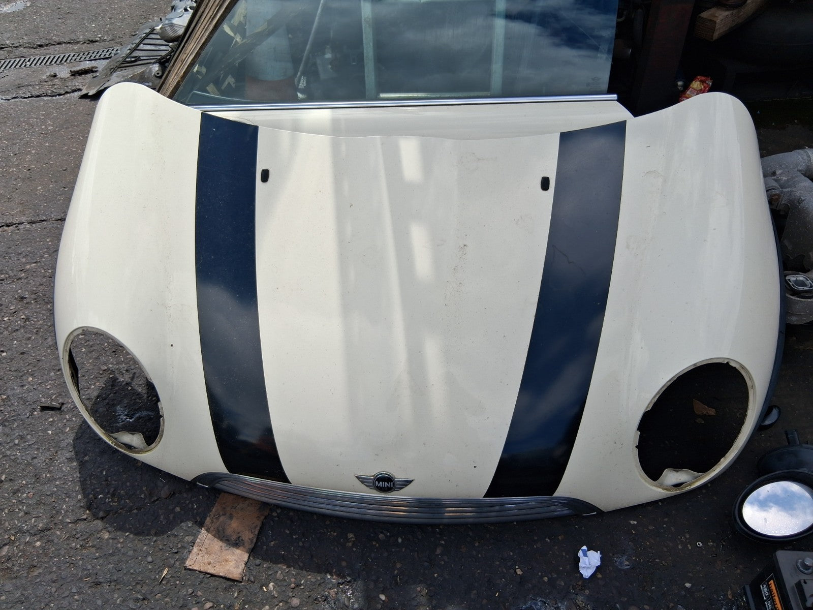 2003 BMW MINI COOPER R50 FRONT BONNET HOOD PANEL