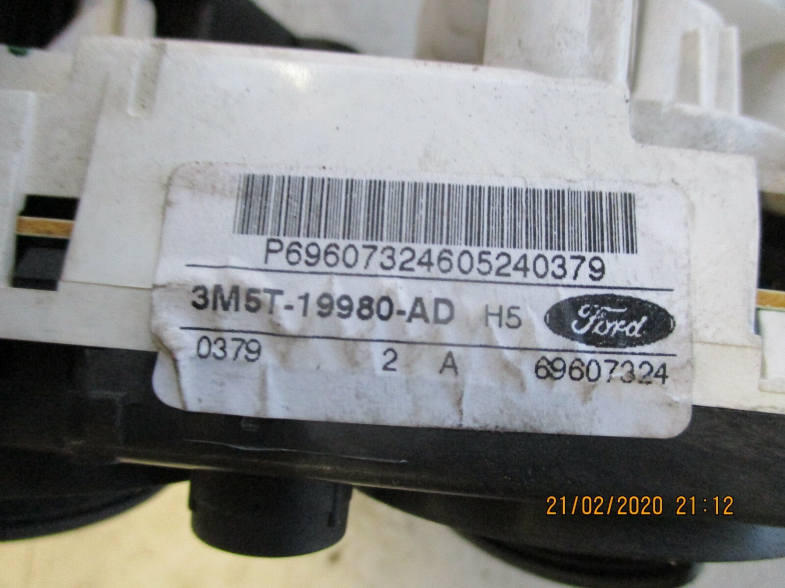 FORD FOCUS MK2 2006 AC HEATER CLIMATE CONTROL SWITCHES PANEL 3M5T19980AD