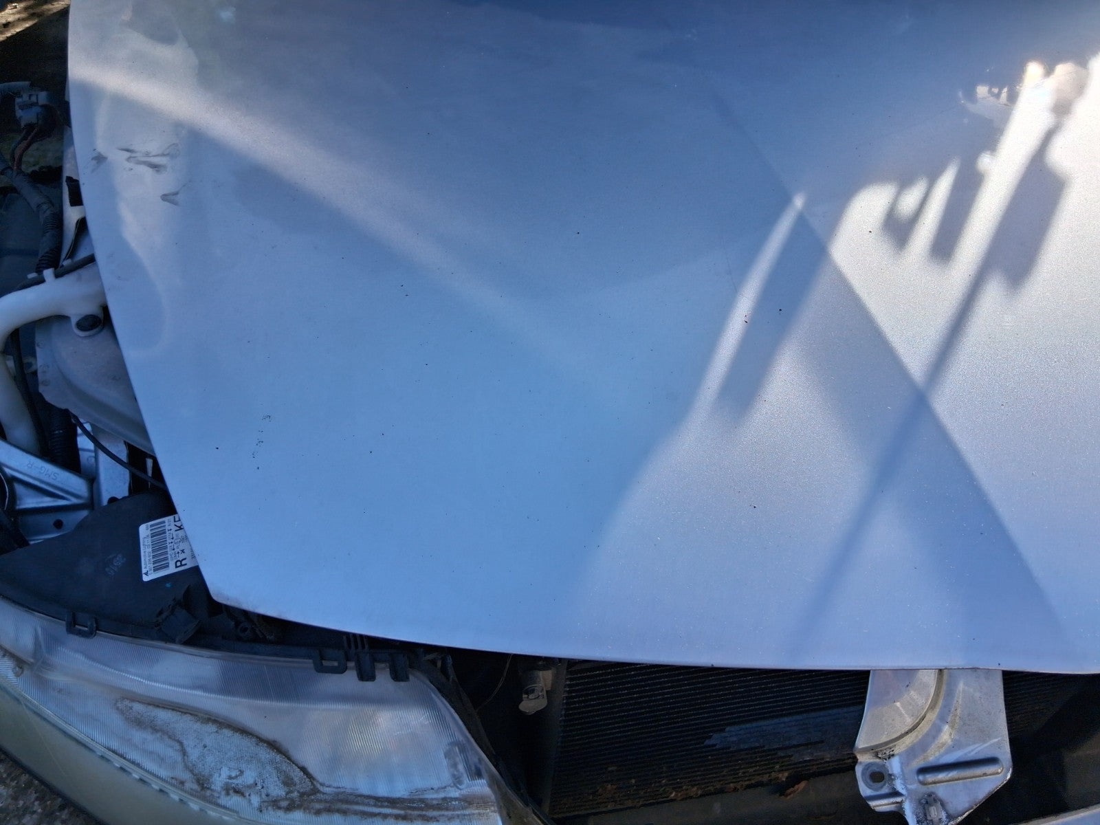 2007 HONDA CIVIC MK8 FRONT BONNET HOOD PANEL SILVER METALIC NH700M