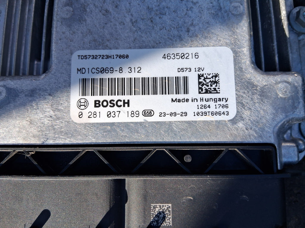 2024 FIAT DUCATO MK3 FACELIFT 2.2 DIESEL ECU ENGINE CONTROL UNIT 46350216