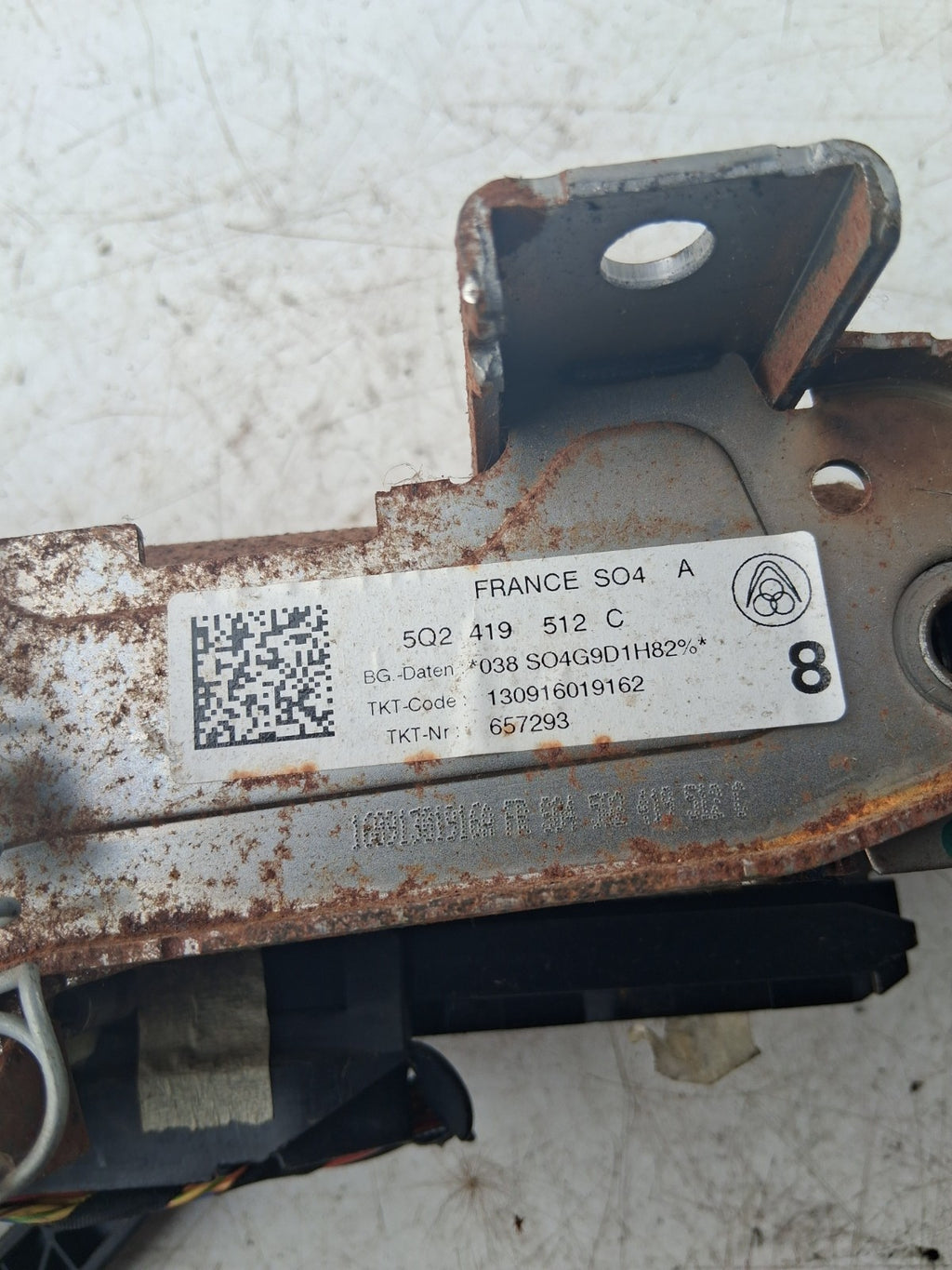 2016 VW VOLKSWAGEN TIGUAN STEERING COLUMN 5Q2419512C