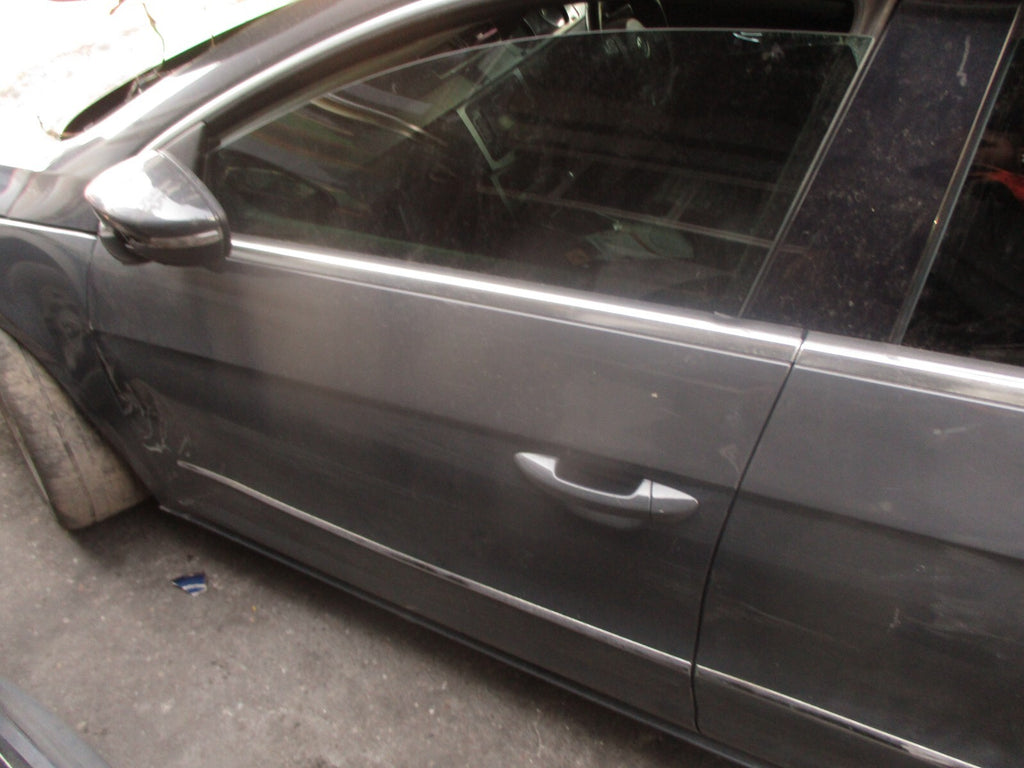 2012 VOLKSWAGEN PASSAT CC NSF PASSENGER SIDE FRONT LEFT BARE DOOR GREY LI7F