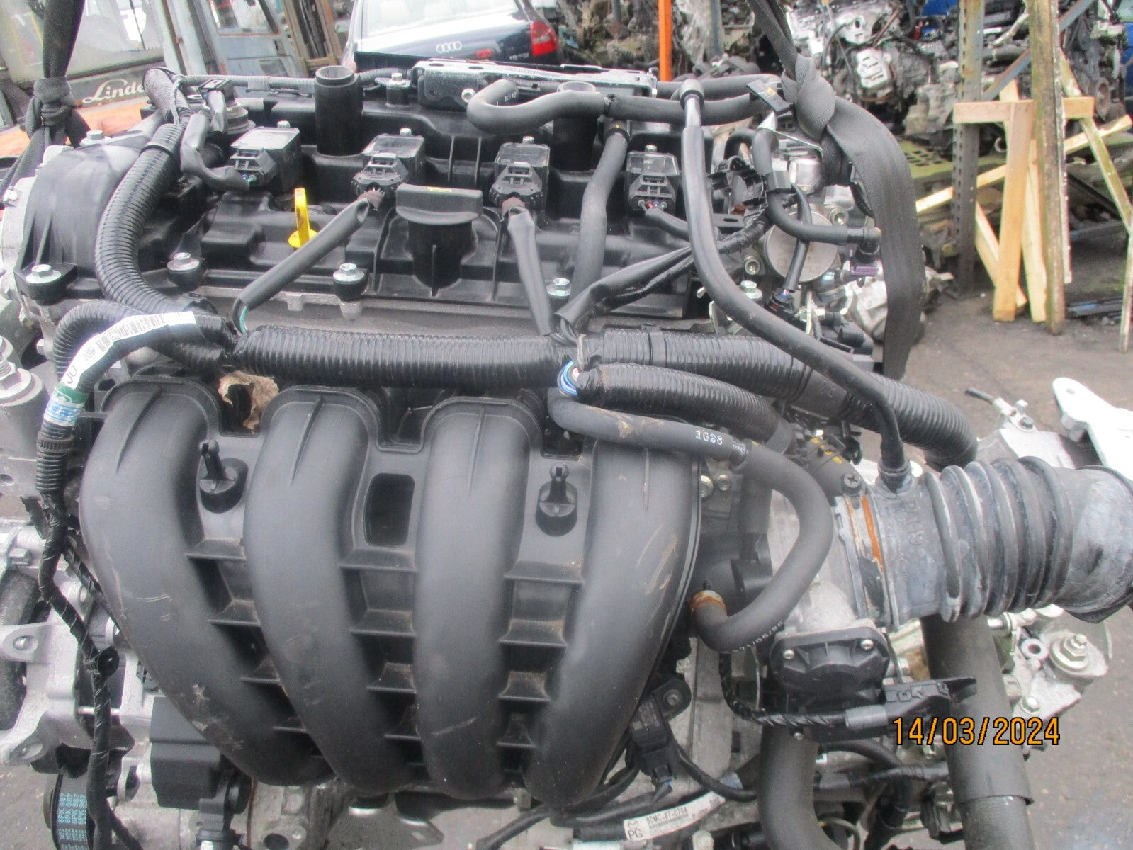 2021 MAZDA 3 MK4 2.0 PETROL SKYACTIV-G HYBRID BARE ENGINE WITH PUMPS PE 21660345
