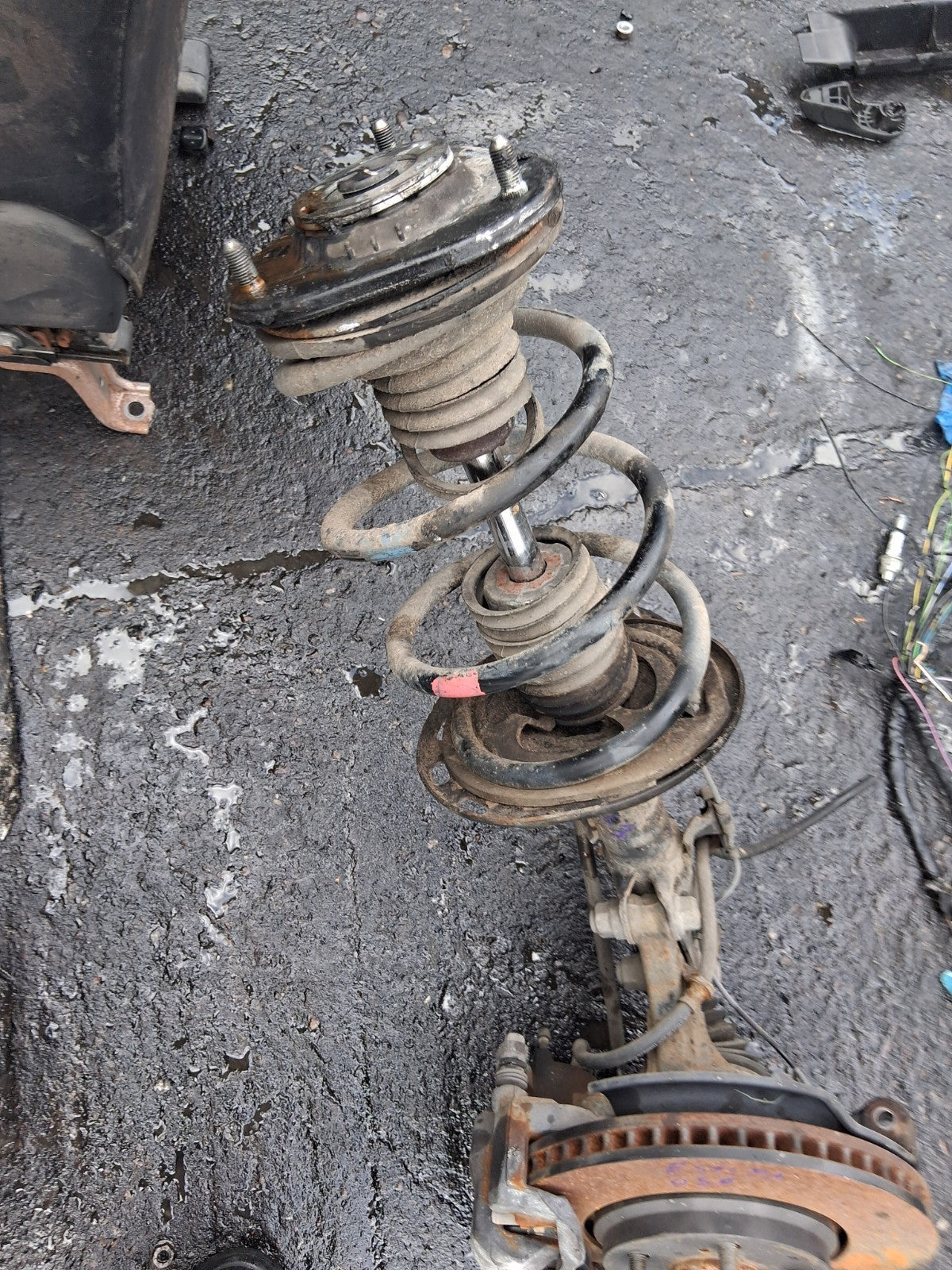 2013 TOYOTA ESTIMA MK3 HYBRID OSF DRIVER SIDE FRONT RIGHT HUB CALIPER SHOCK