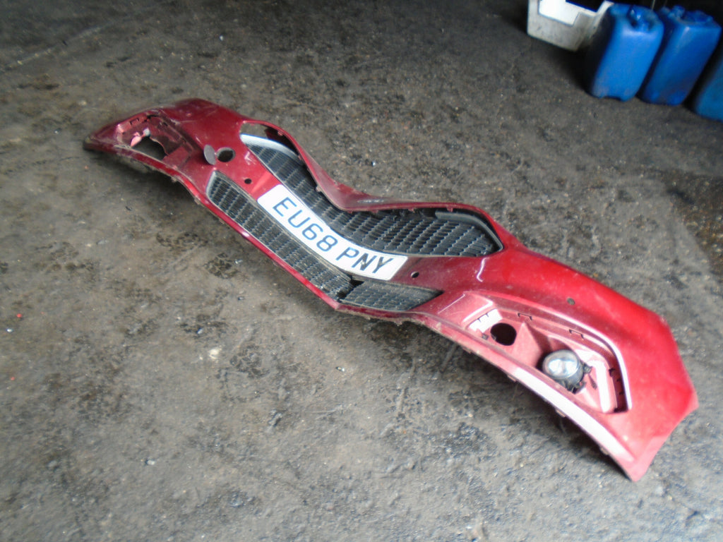 FORD S MAX MK2 2018 FRONT BARE BUMPER DAMAGED RUBY RED