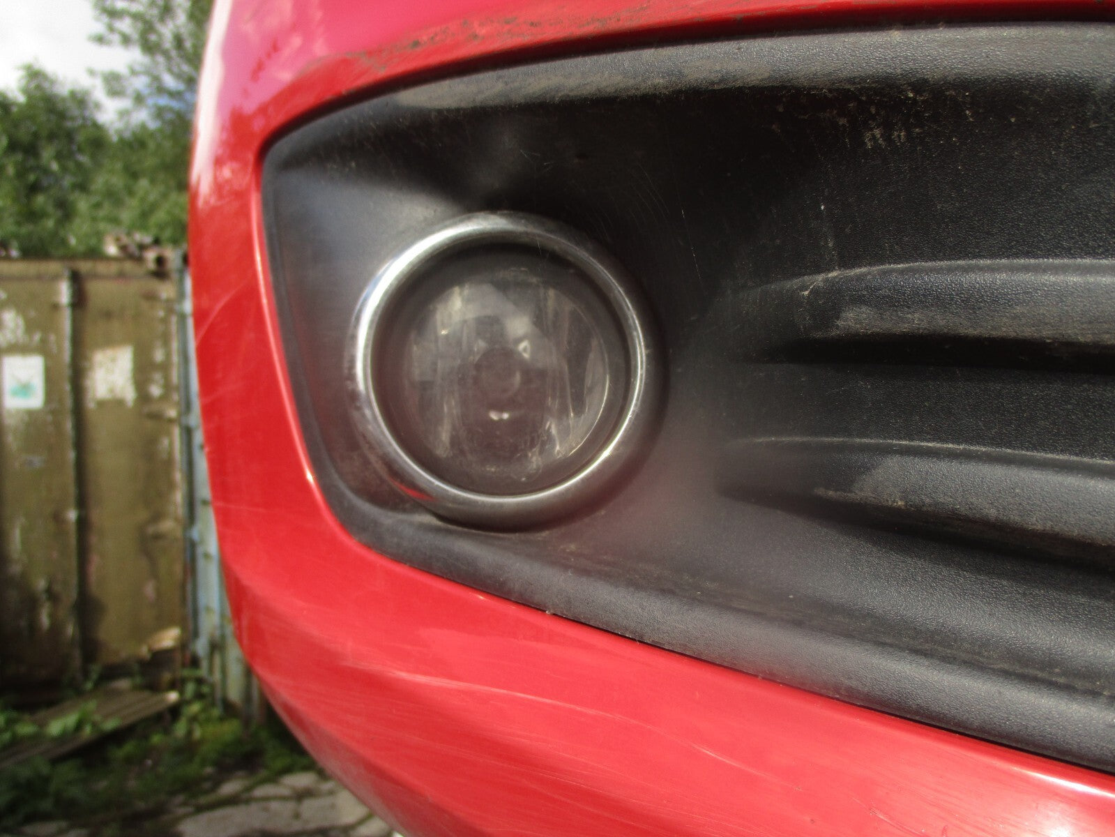 2017 FORD FIESTA MK7 OSF DRIVER SIDE FRONT RIGHT FOG LIGHT WITH TRIM COVER