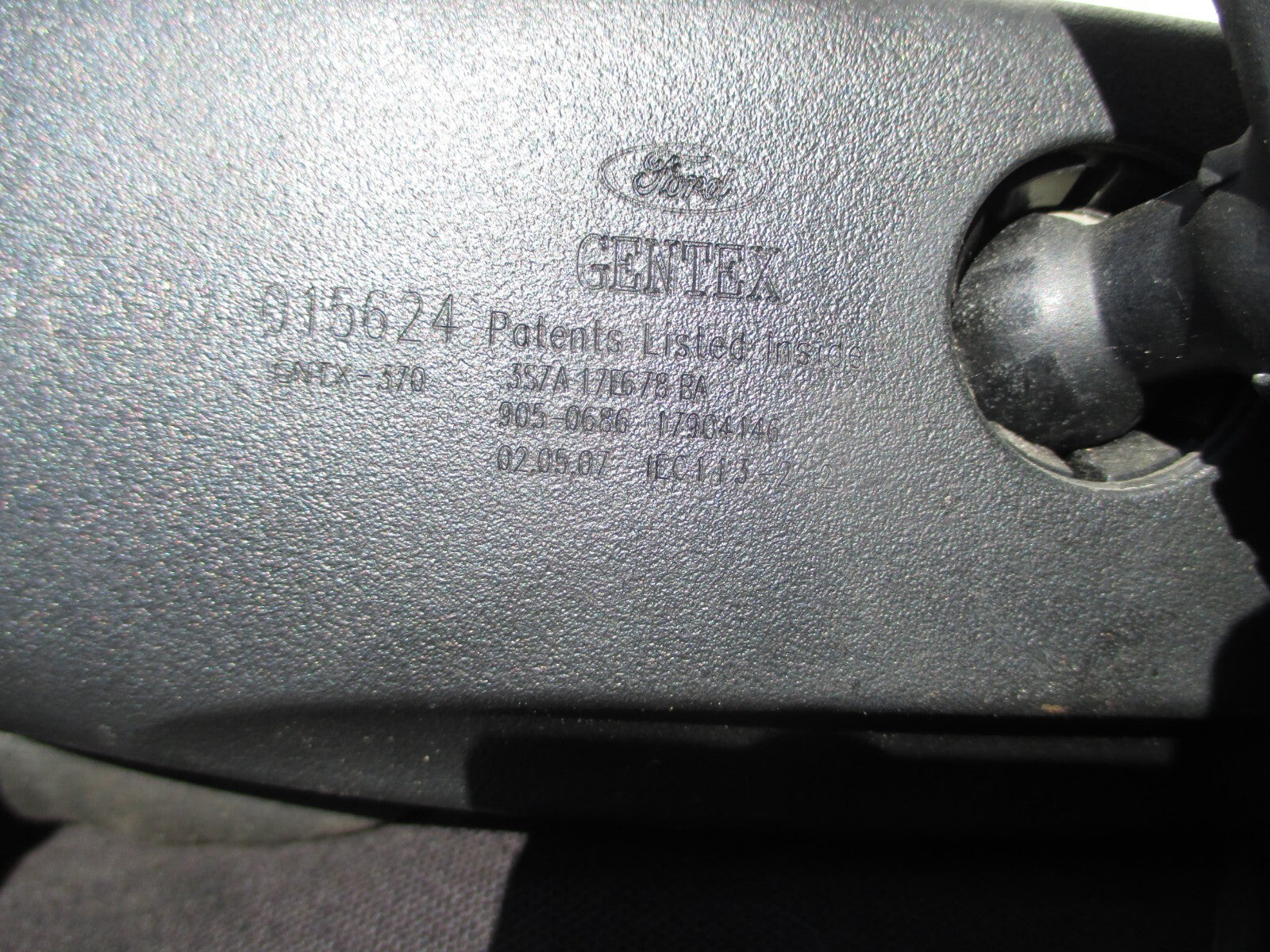 FORD S MAX S-MAX 2007 INTERIOR ROOF RVM REAR VIEW MIRROR 3S7A17E678BA