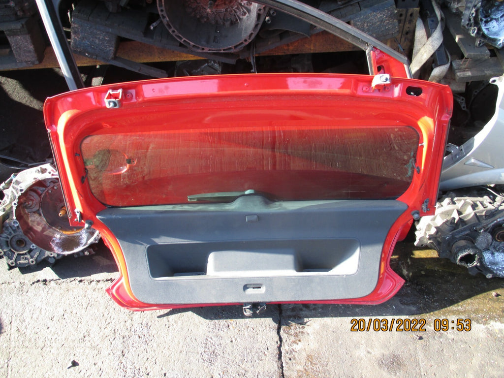 VOLKSWAGEN POLO 2014 MK5 6R REAR COMPLETE TAILGATE RED