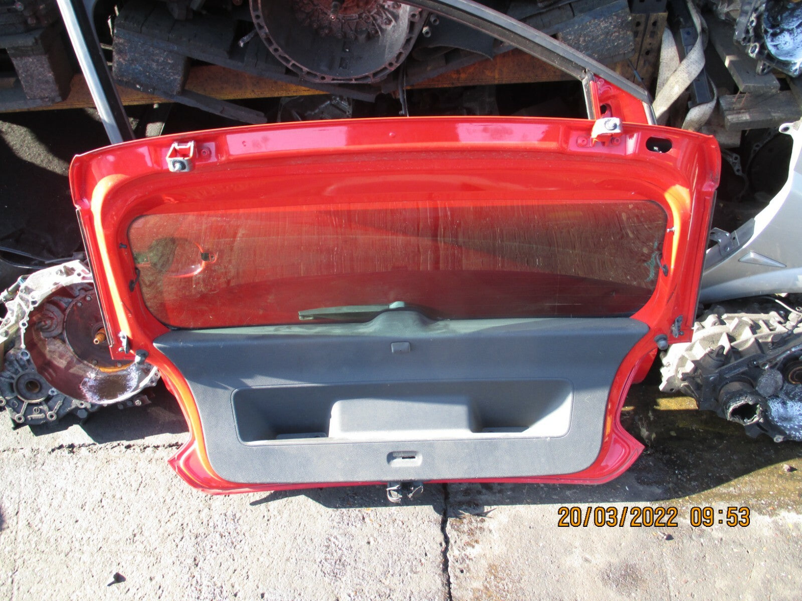 VOLKSWAGEN POLO 2014 MK5 6R REAR COMPLETE TAILGATE RED