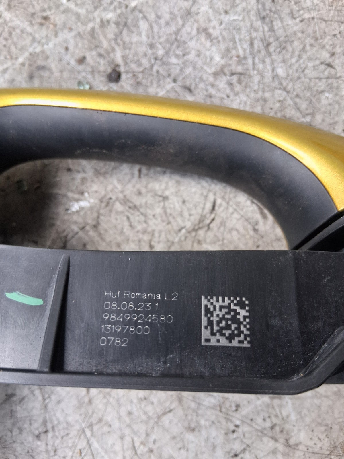2023 VAUXHALL ASTRA L EXTERIOR DOOR HANDLE 9849924580
