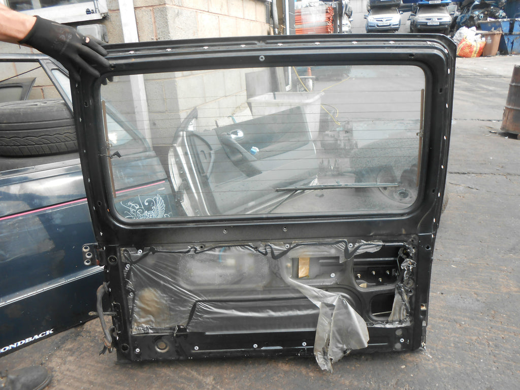 MITSUBISHI SHOGUN MK1 1987 SWB 3 DOOR REAR BACK BOOT DOOR X15 SEBIA BLACK