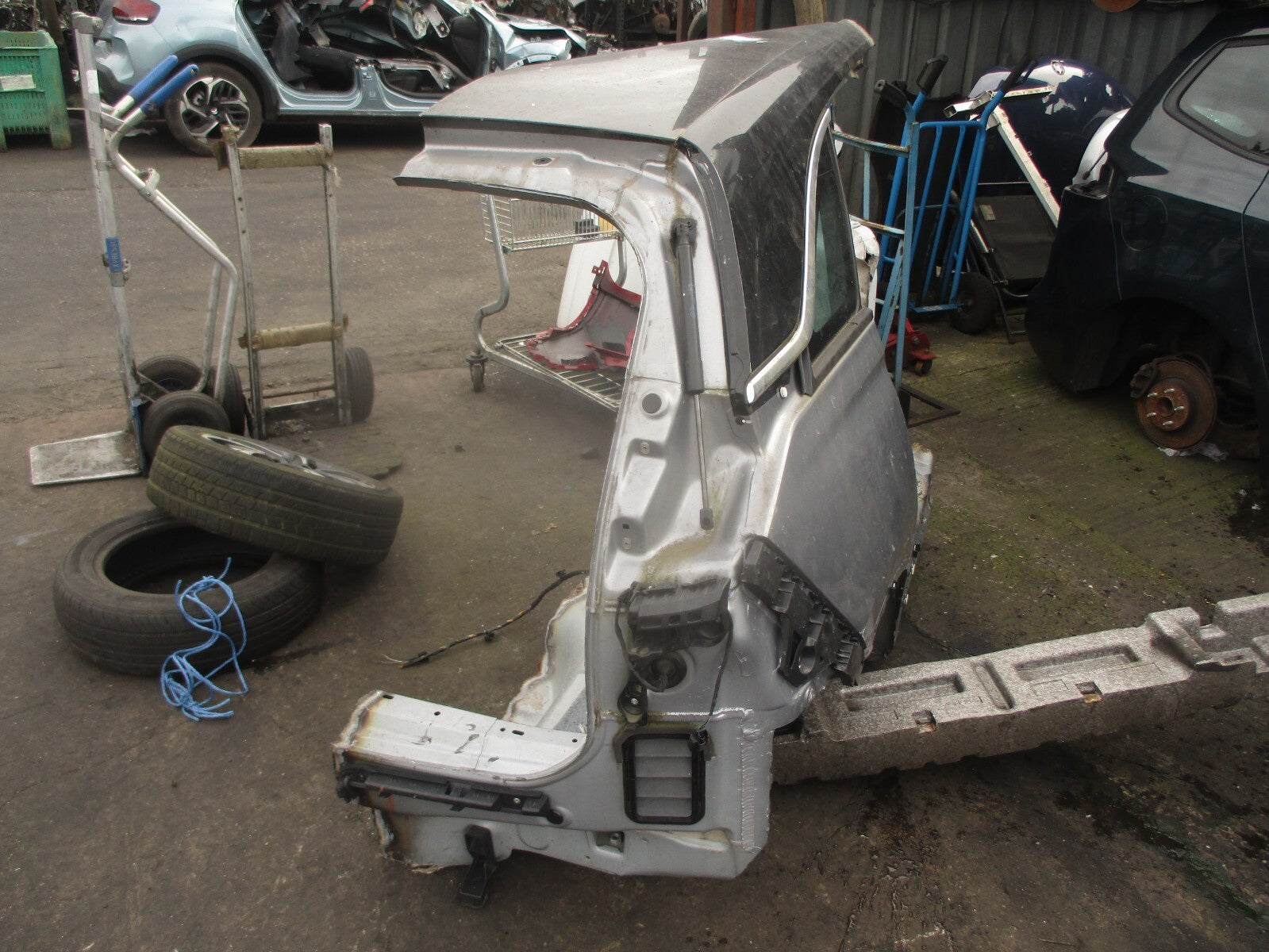 VAUXHALL CROSSLAND X 2020 OSR DRIVER SIDE REAR QUARTER PANEL SILVER