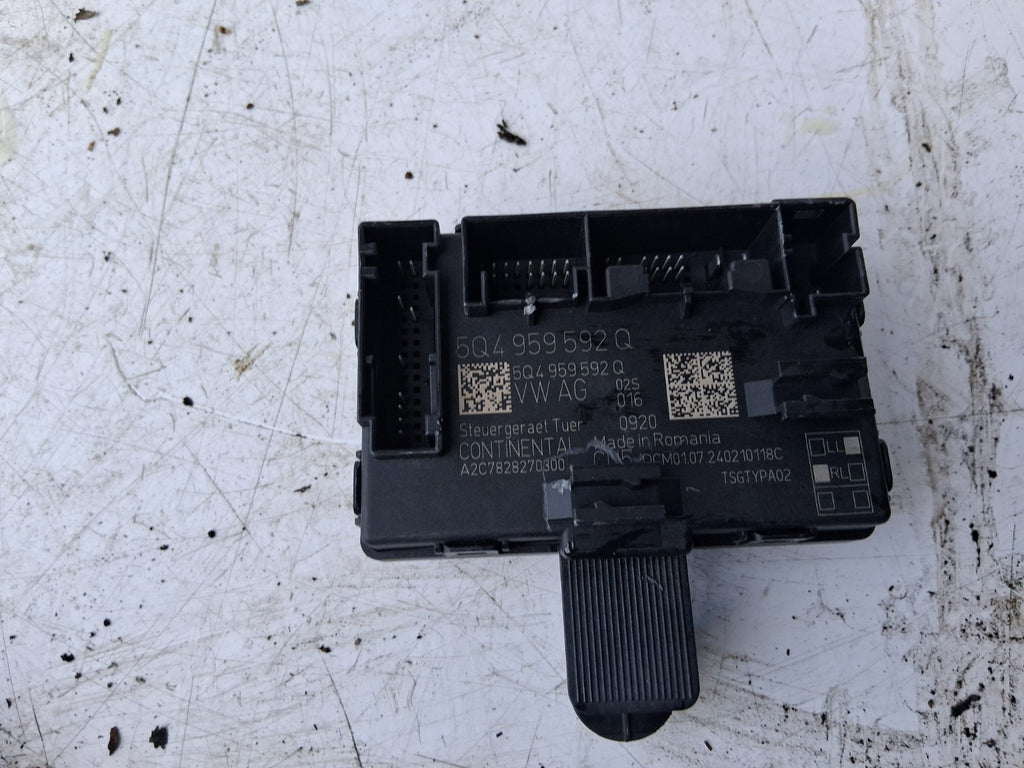 2024 AUDI A1 S LINE MK2 NSF PASSENGER SIDE FRONT DOOR CONTROL MODULE 5Q4959592Q