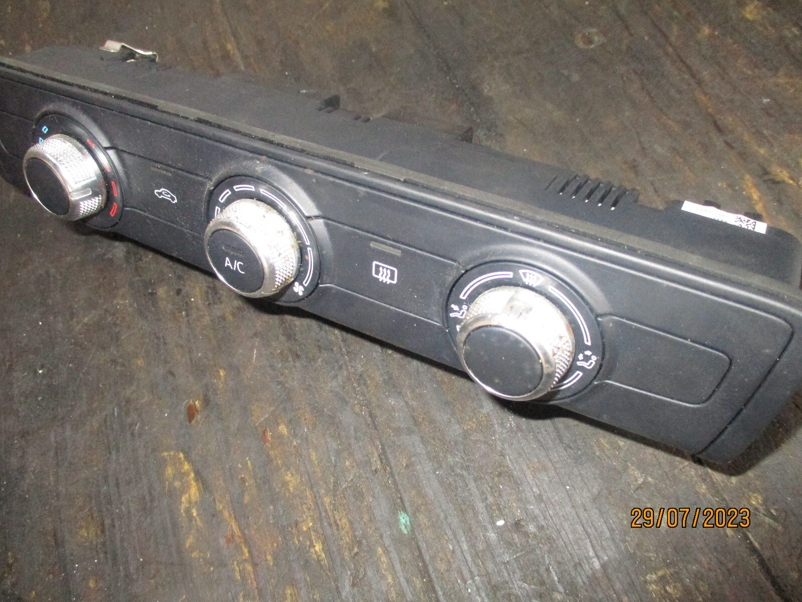 AUDI A3 2013 HEATER CONTROL PANEL SWITCH 8V0820047B