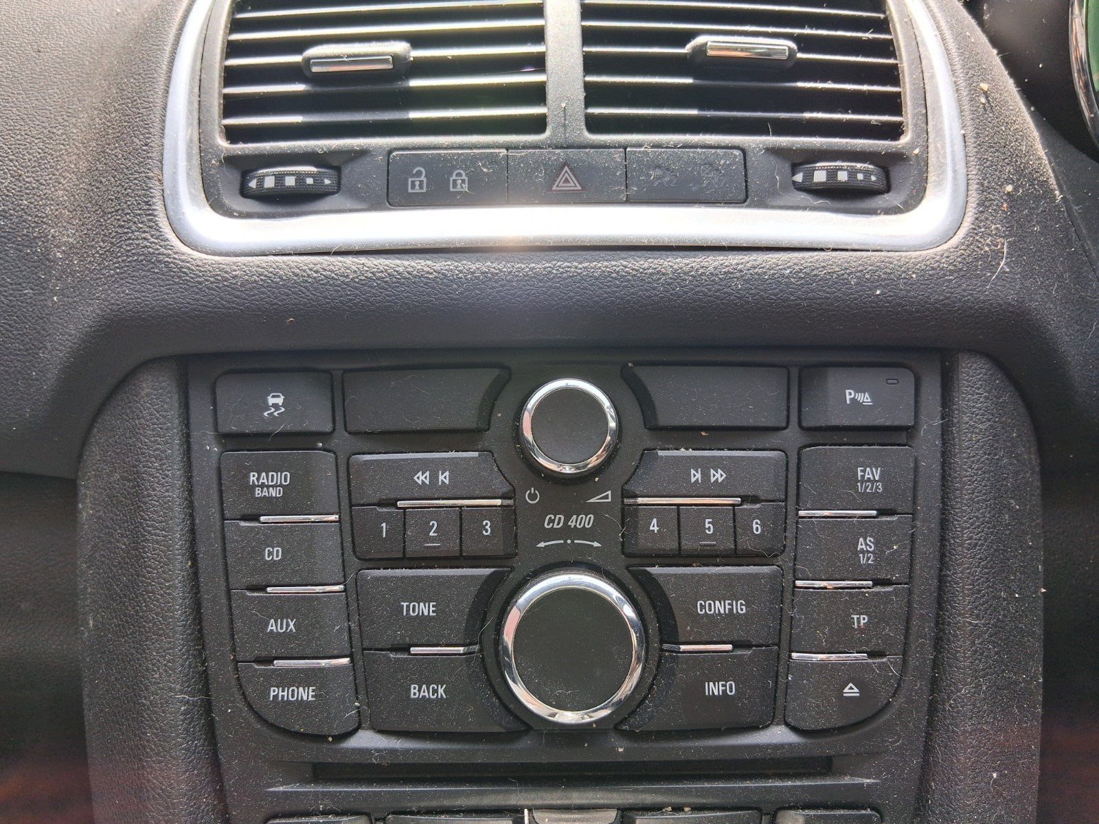 2016 VAUXHALL MERIVA B MK2 MULTIMEDIA RADIO CD PLAYER SWITCH PANEL CONTROL