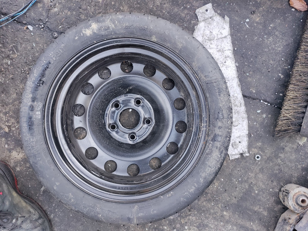2015 VOLKSWAGEN GOLF MK7 SPACESAVER WHEEL WITH TYRE T125/70R16