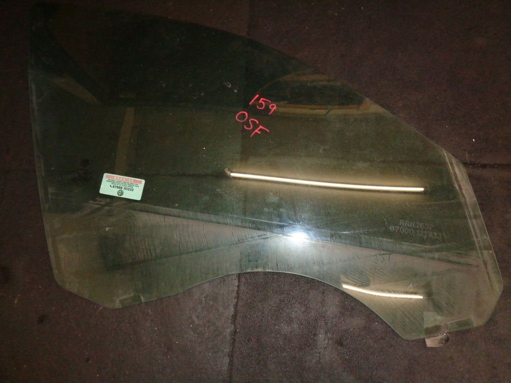 ALFA ROMEO 159 2004-11 OSF DRIVER SIDE FRONT DOOR WINDOW GLASS