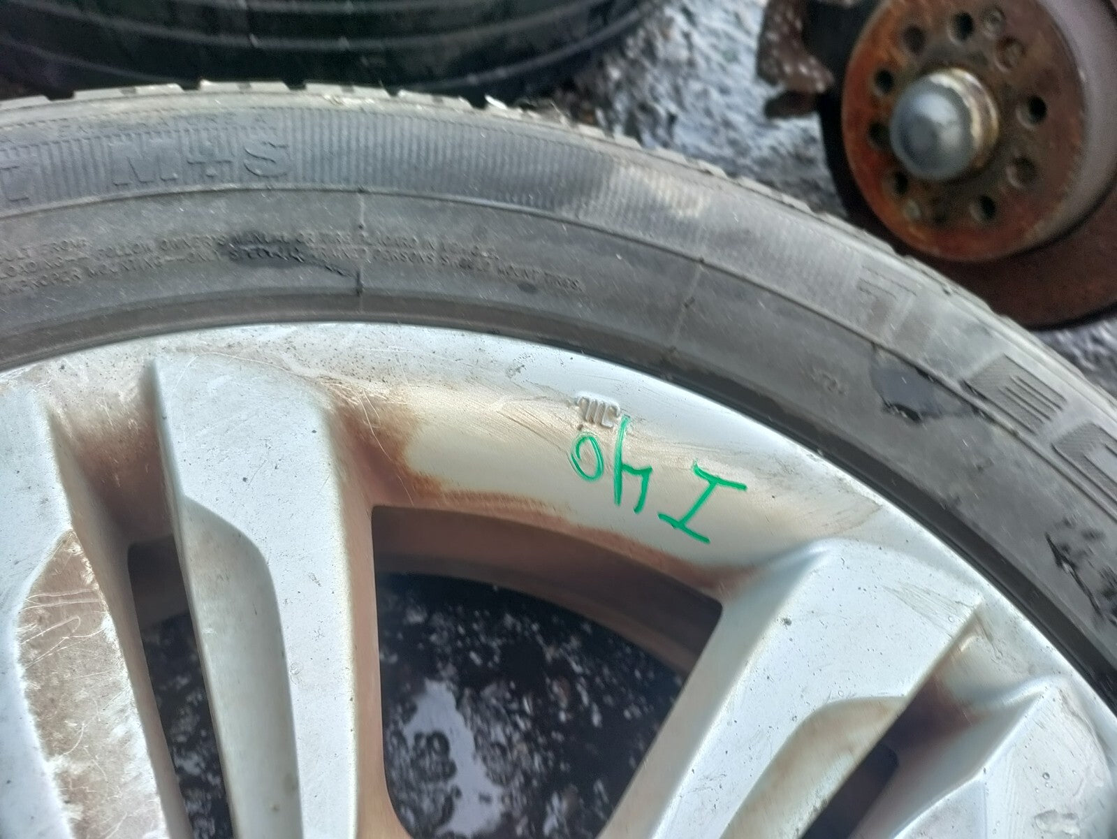 2015 HYUNDAI I40 17 INCH ALLOY WITH TYRE 225/60R17