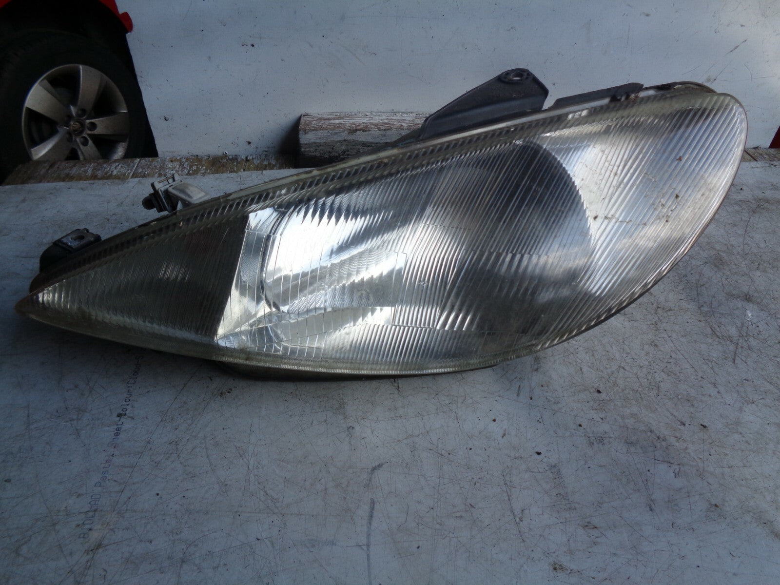 PEUGEOT 206 NS PASSENGER SIDE LEFT SIDE HEADLIGHT HEAD LAMP 9632689580