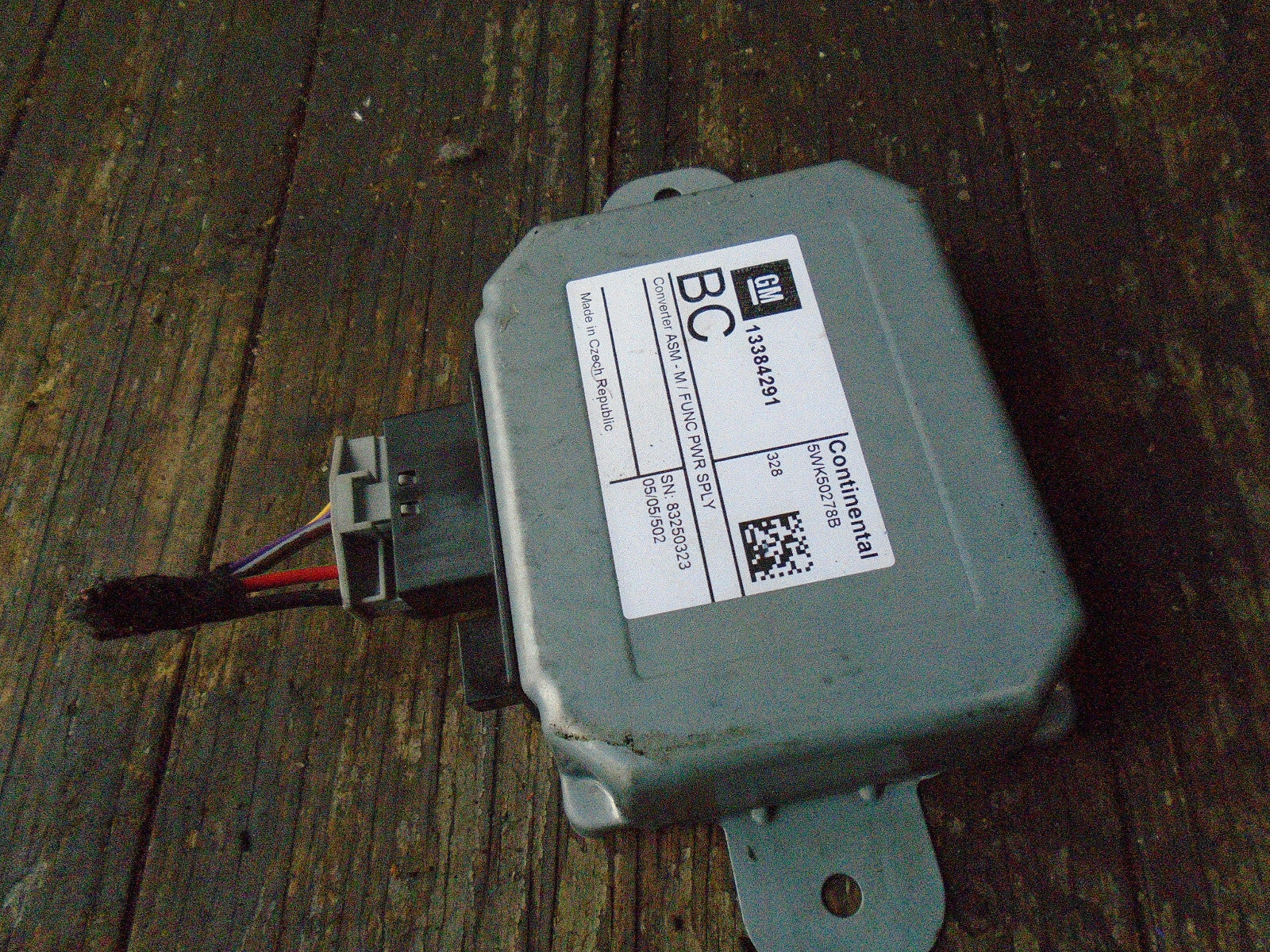 VAUXHALL CORSA E 2018 PHONE SAT NAV POWER SUPPLY MODULE 13384291