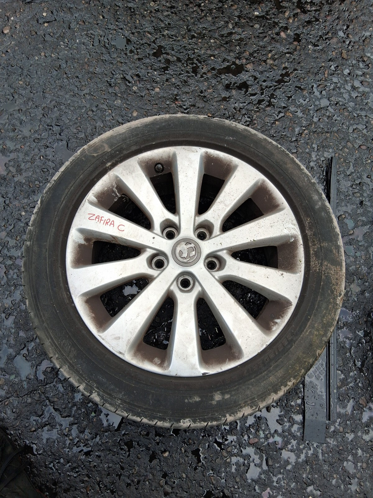 VAUXHALL ZAFIRA C MK3 2017 17 INCH ALLOY WHEEL WITH TYRE 225/50R17