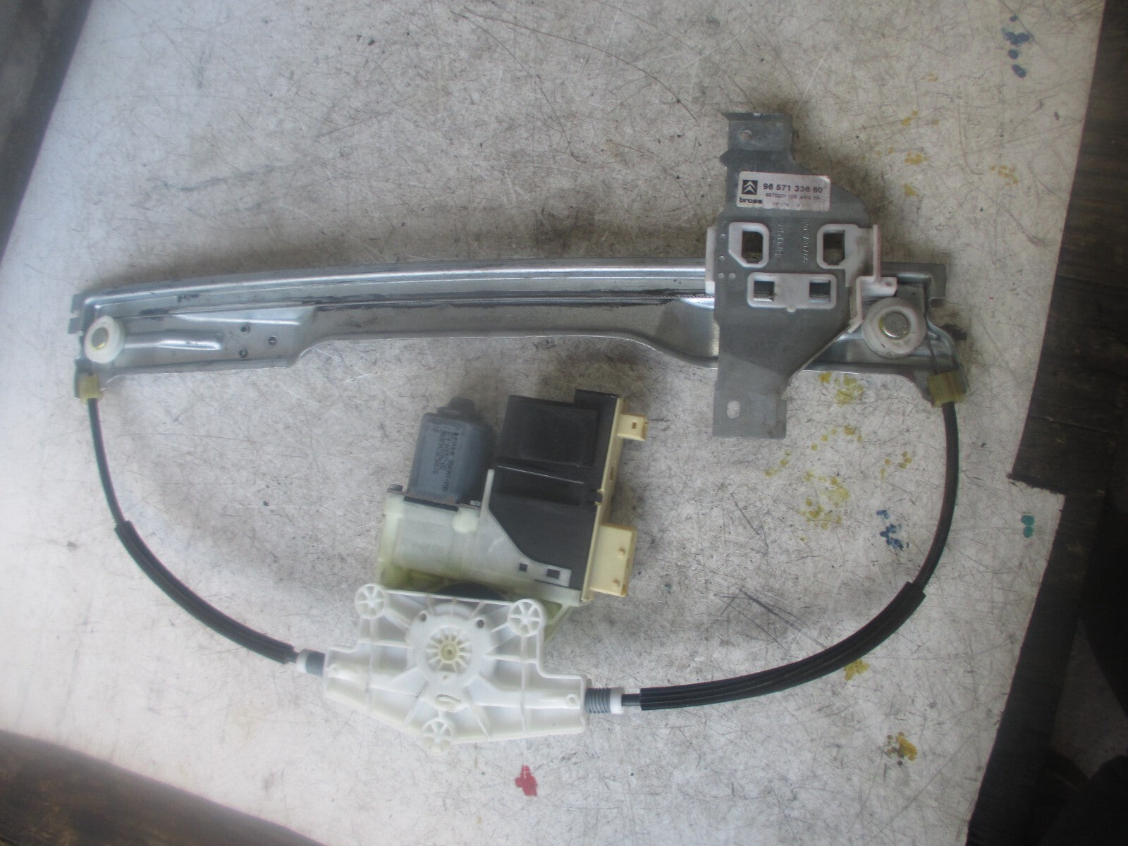 2009 CITROEN C4 NSF FRONT PASSENGER SIDE DOOR WINDOW MOTOR REGULATOR 9681575780