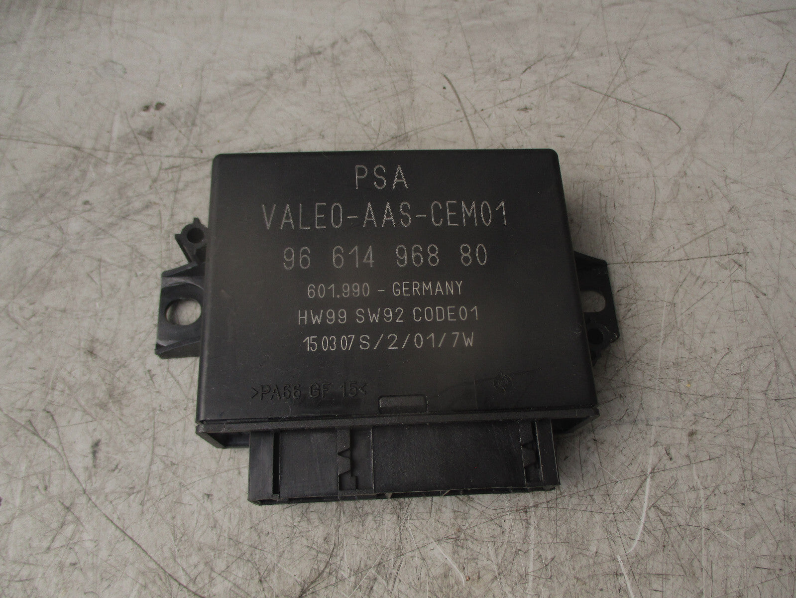2007 CITROEN C8 MK1 PARKING DISTANCE CONTROL MODULE UNIT 9661496880