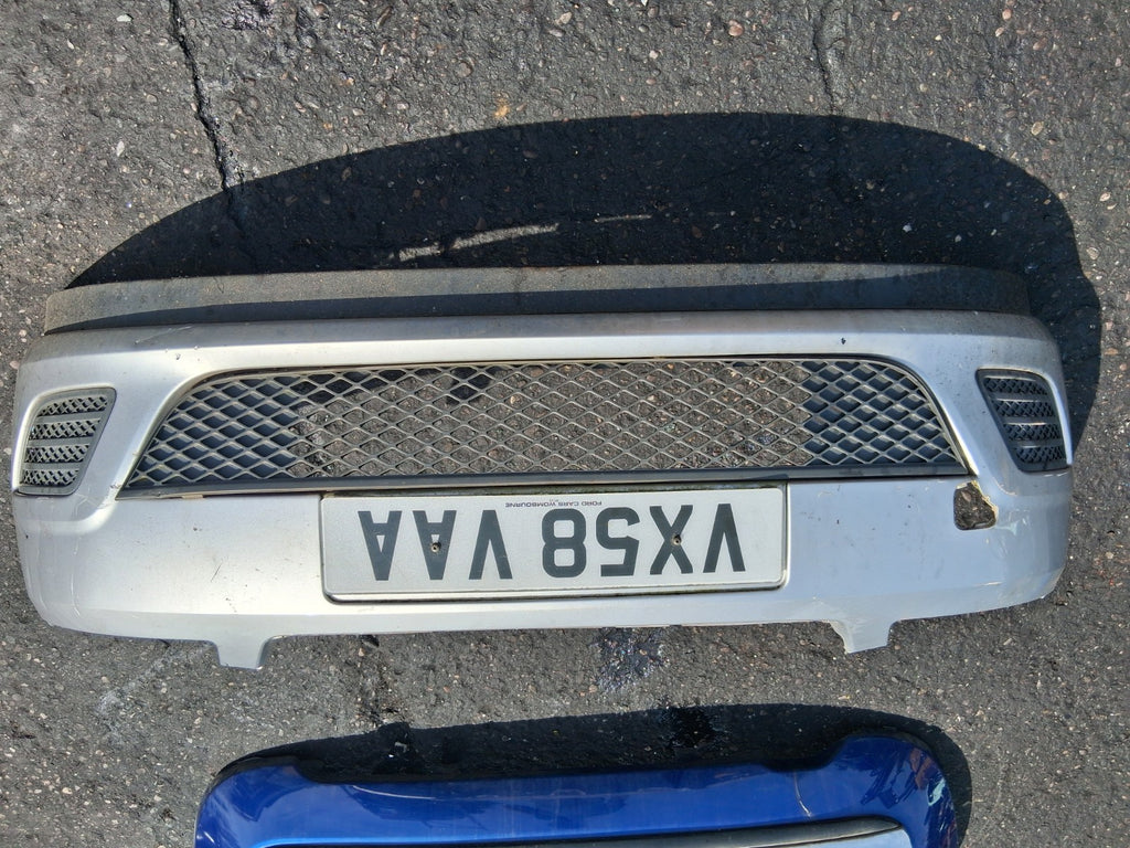 2006 FORD FIESTA MK6 COMPLETE FRONT BUMPER SILVER