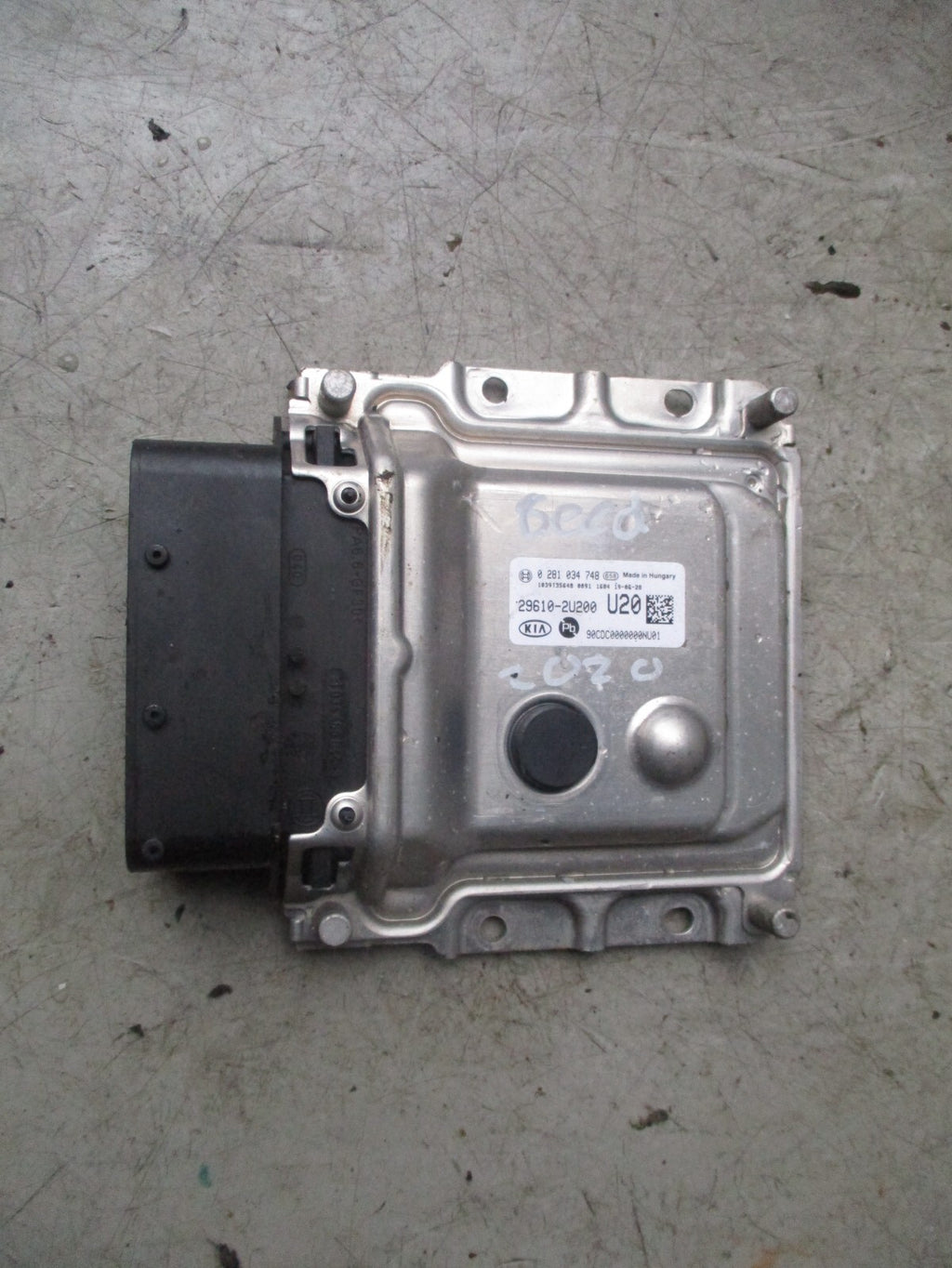 2019 KIA CEED MK3 1.6 DIESEL CRDI ECU ENGINE CONTROL MODULE UNIT 296102U200