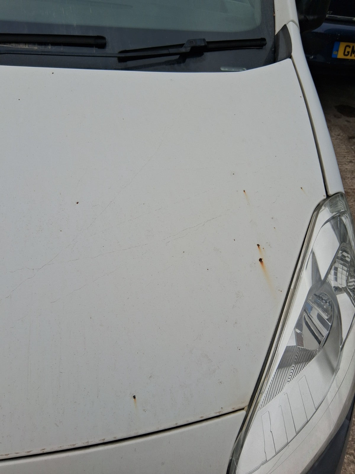 2017 CITROEN BERLINGO MK2 FRONT BONNET HOOD PANEL WHITE