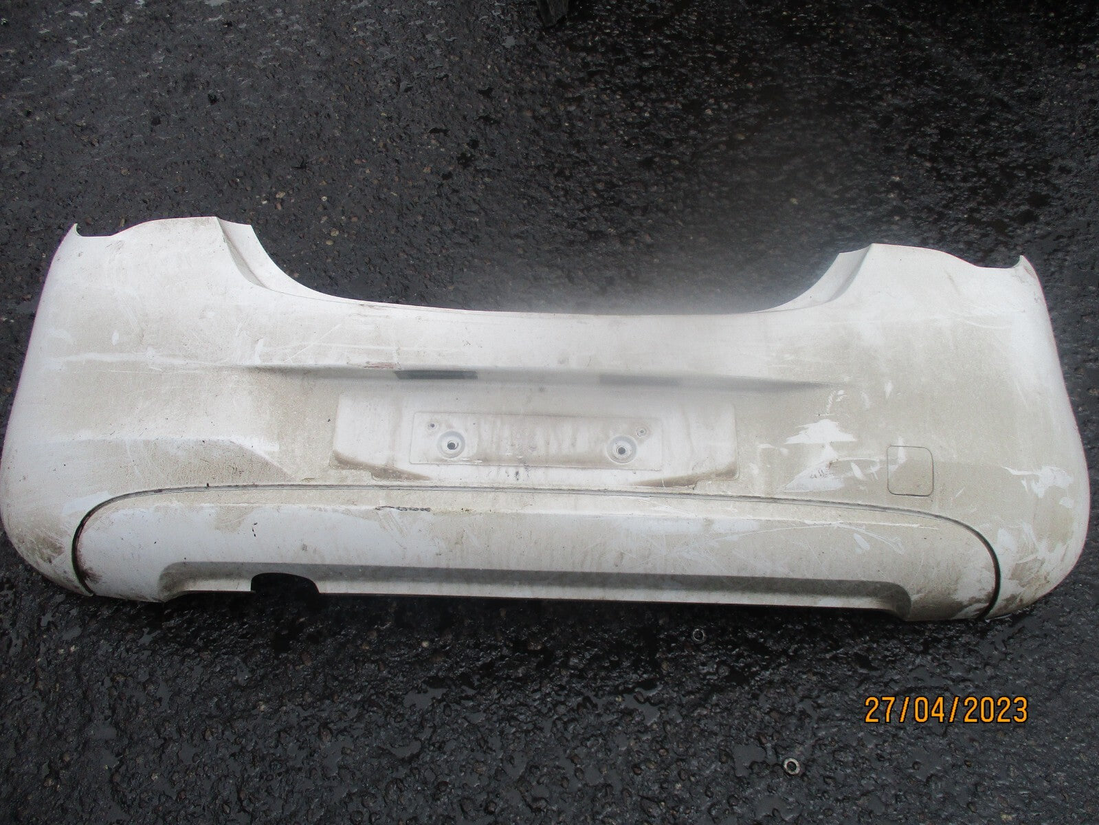 VAUXHALL CORSA E 2018 3 DOOR REAR COMPLETE BUMPER WHITE