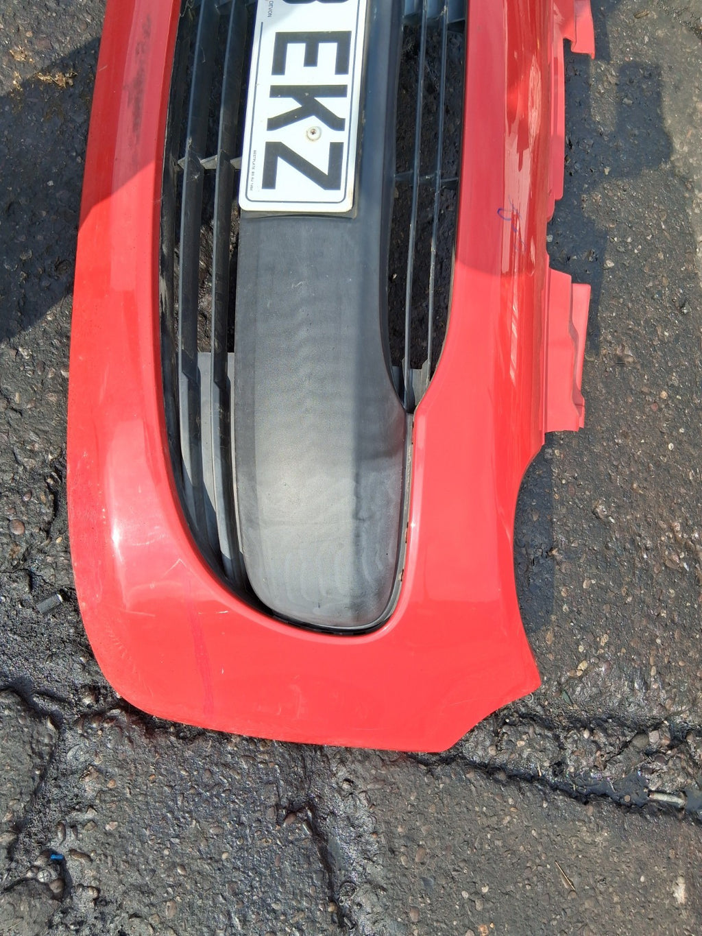 2008 CITROEN C1 MK1 3 DOOR FRONT COMPLETE BUMPER RED