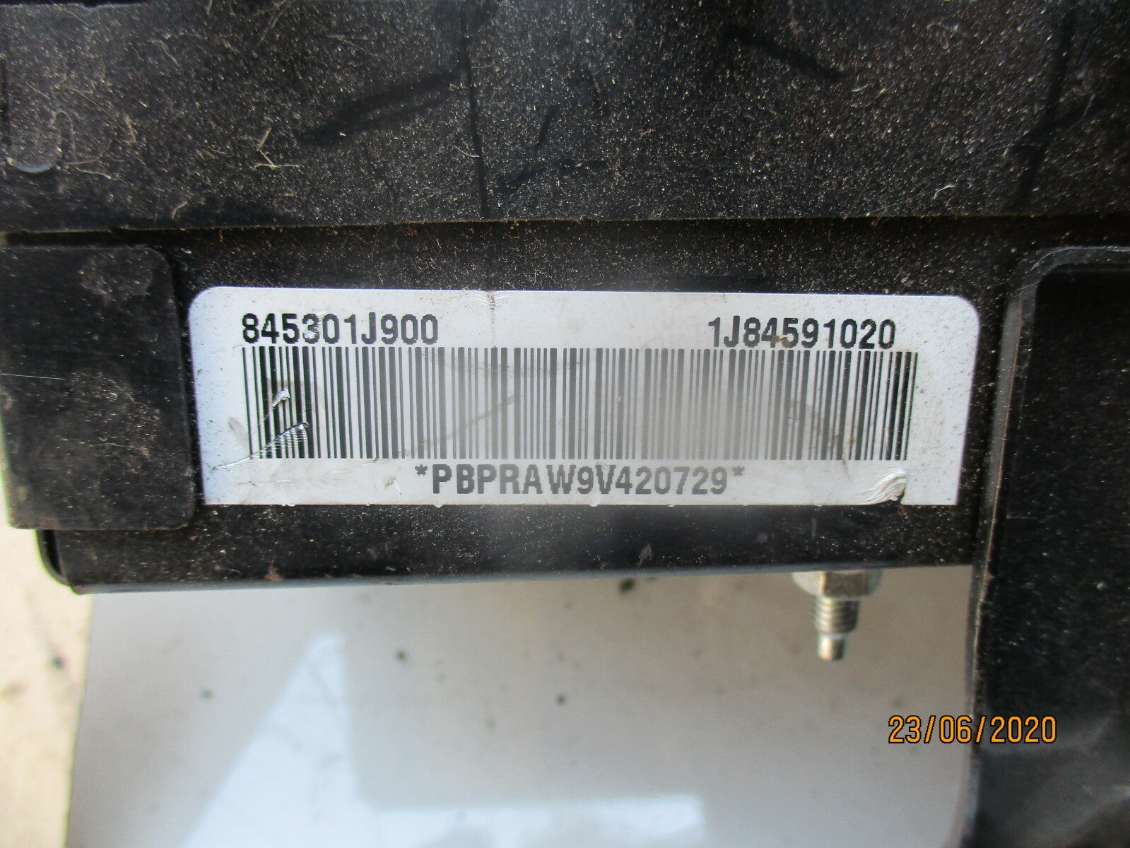 HYUNDAI I20 2009 NS PASSENGER SIDE DASHBOARD AIRBAG AIRBAG UNIT 845301J900