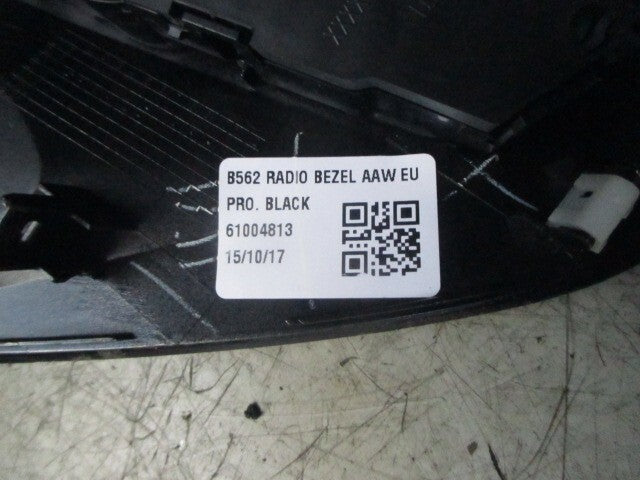 2017 FORD KA PLUS DASH RADIO PANEL G1B5-18835-AE37AE