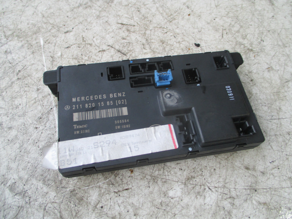 MERCEDES BENZ E CLASS W211 2004 NSF PASSENGER SIDE REAR DOOR CONTROL MODULE