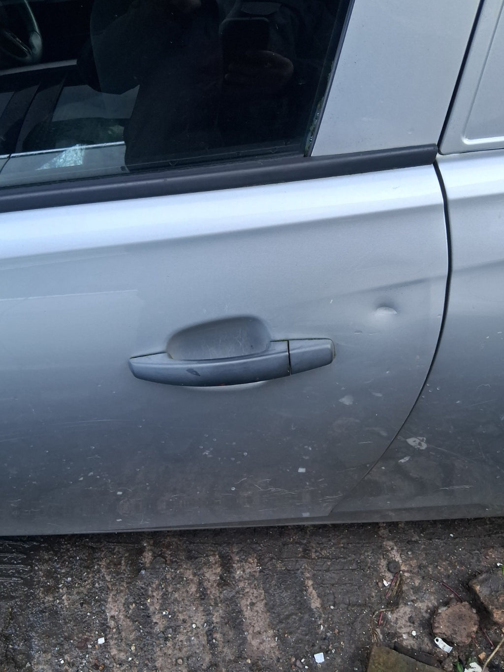2018 VAUXHALL CORSA E 3 DOOR CORSA VAN NS PASSENGER SIDE LEFT BARE DOOR SILVER