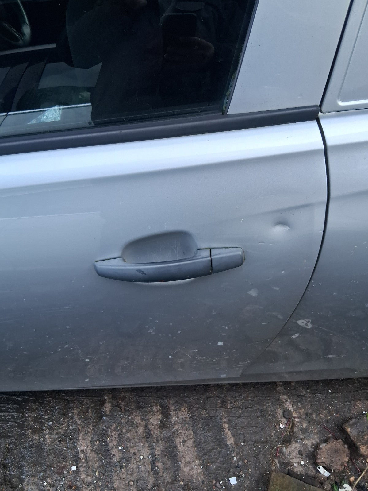 2018 VAUXHALL CORSA E 3 DOOR CORSA VAN NS PASSENGER SIDE LEFT BARE DOOR SILVER