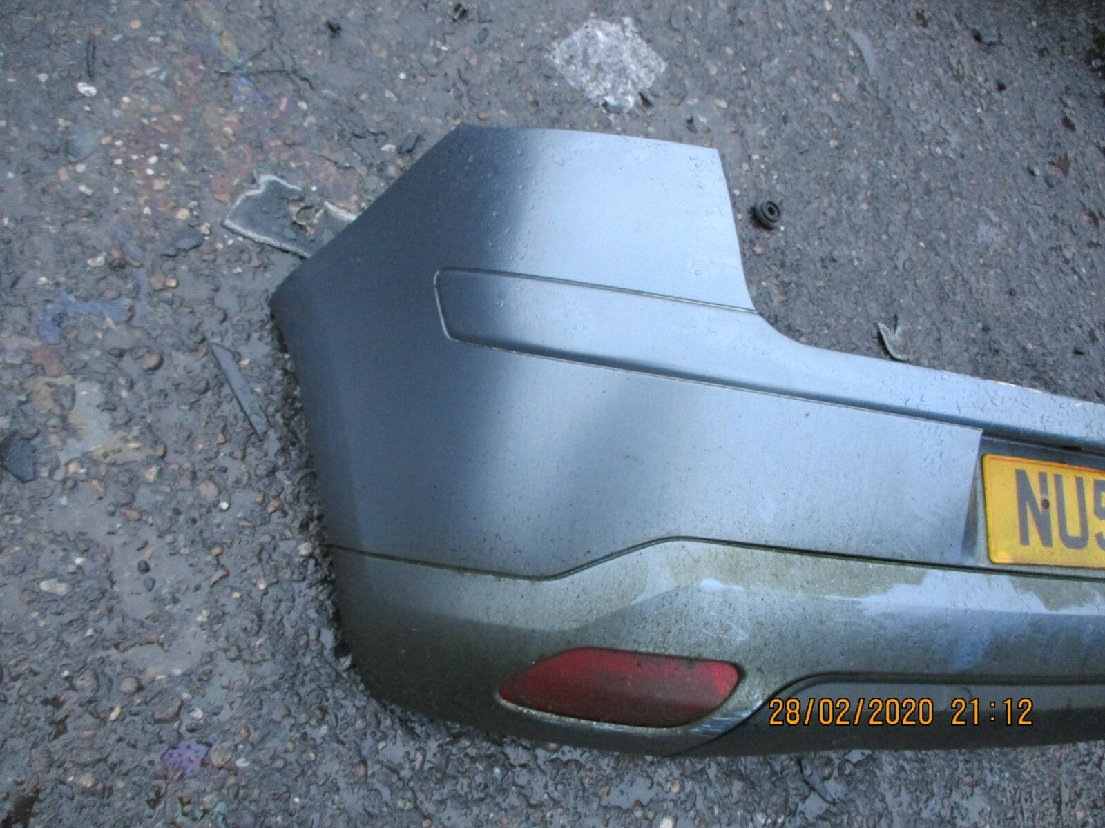 CITROEN C4 2006 MK1 COUPE REAR BUMPER GREY