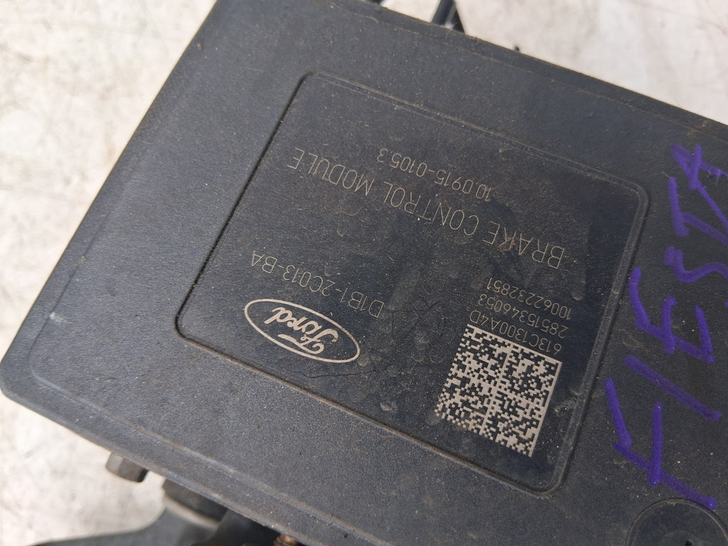 2014 FORD FIESTA MK7 ABS PUMP CONTROL MODULE UNIT D1B12C013BA
