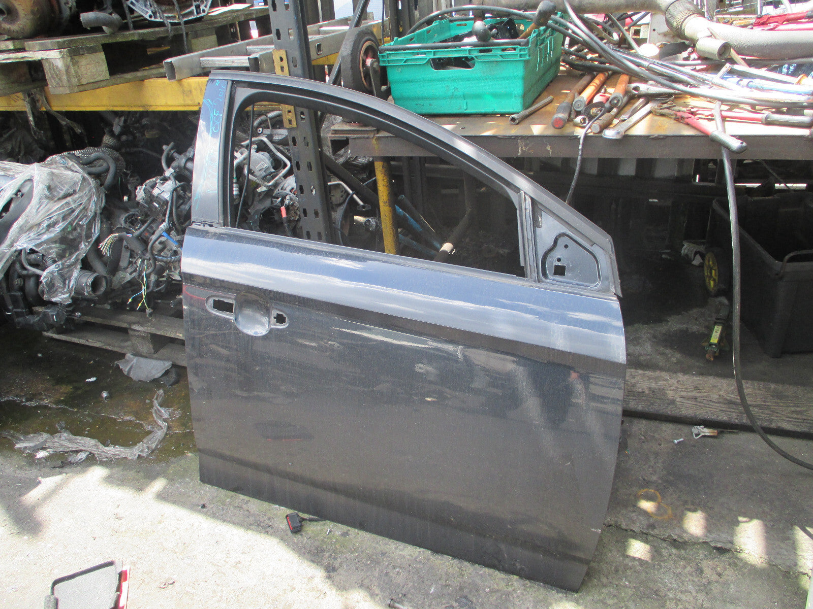 FORD MONDEO MK4 2010 OSF DRIVER SIDE FRONT BARE DOOR SHELL BLACK PARTNER