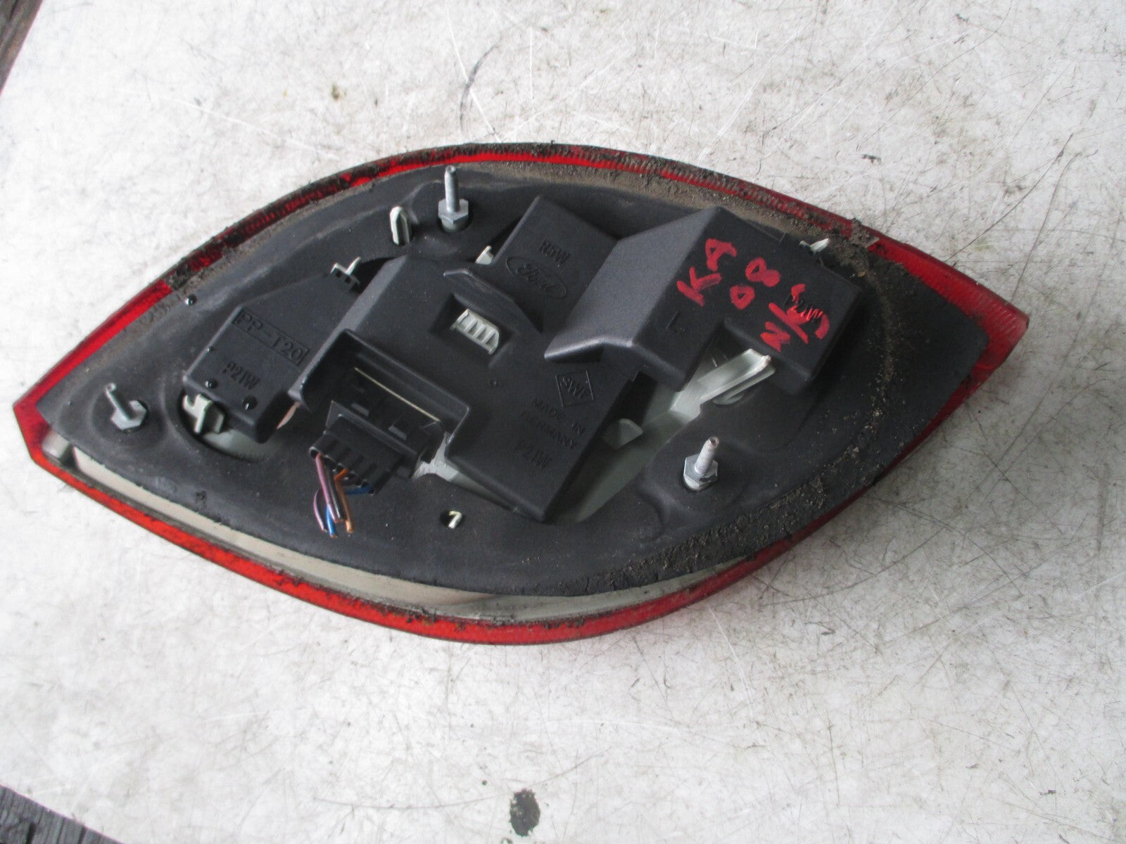 FORD KA MK1 2008 NSR PASSENGER SIDE  REAR LIGHT