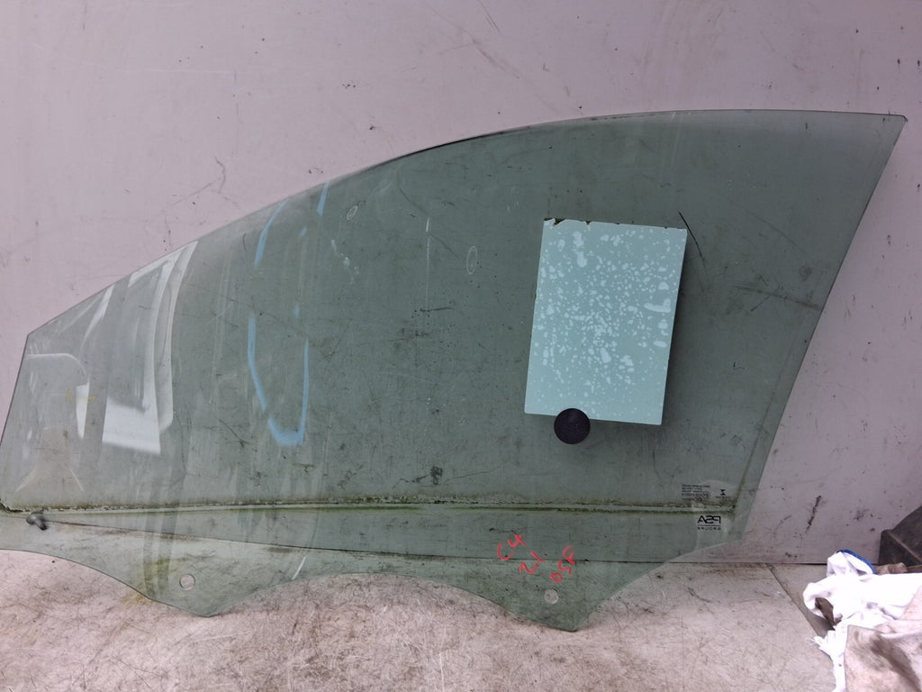 CITROEN C4 MK3 2021 OSF DRIVER SIDE FRONT WINDOW GLASS RIGHT SIDE 43R000016
